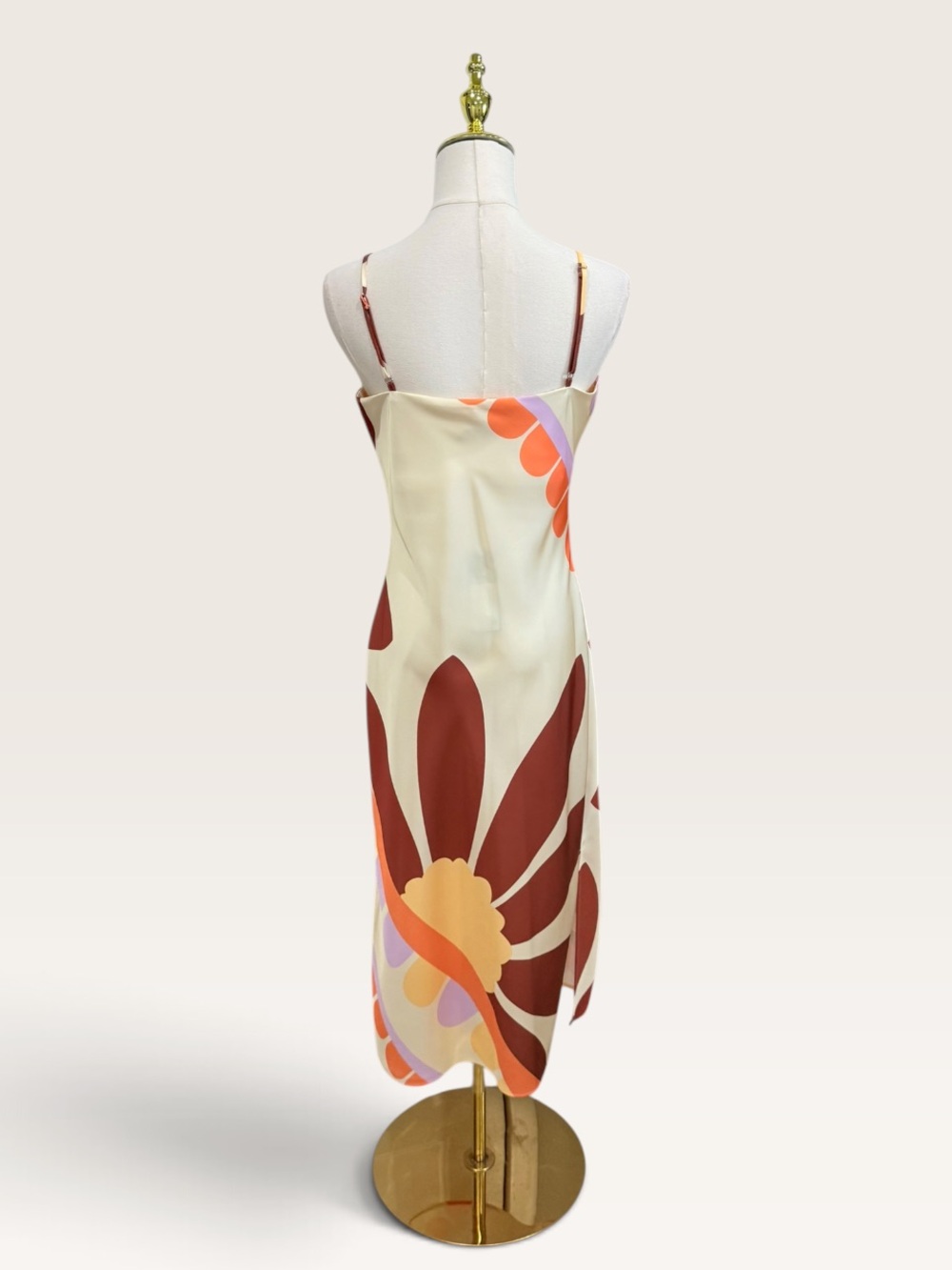 Gianni Bini Size 2 Harper Midi Slip Dress in Sunburst Floral Print NWT Boho - Picture 9 of 11